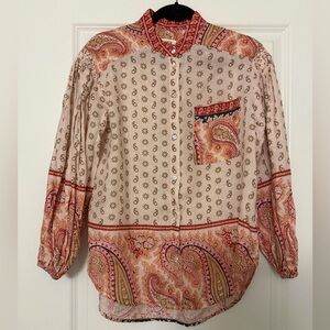 BOTEH Cravat Tunic Shirt Top Size2